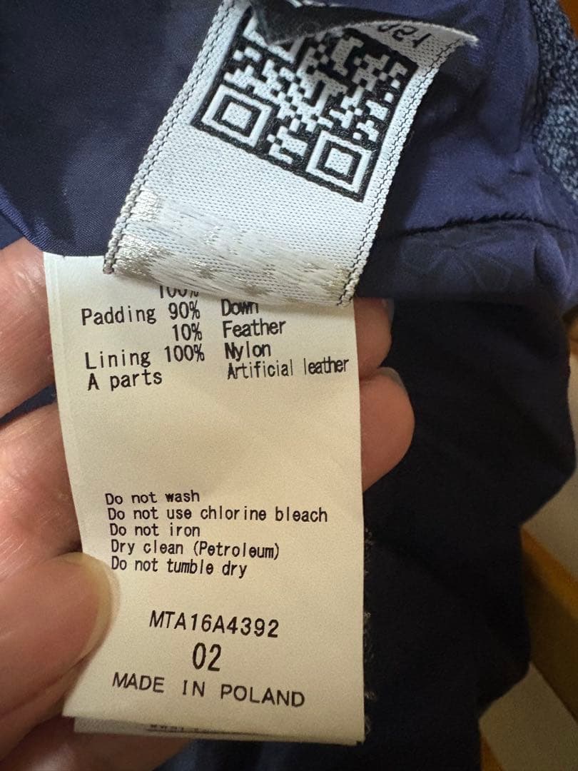 国内正規品　TATRAS 高級Rライン　ダウンベスト