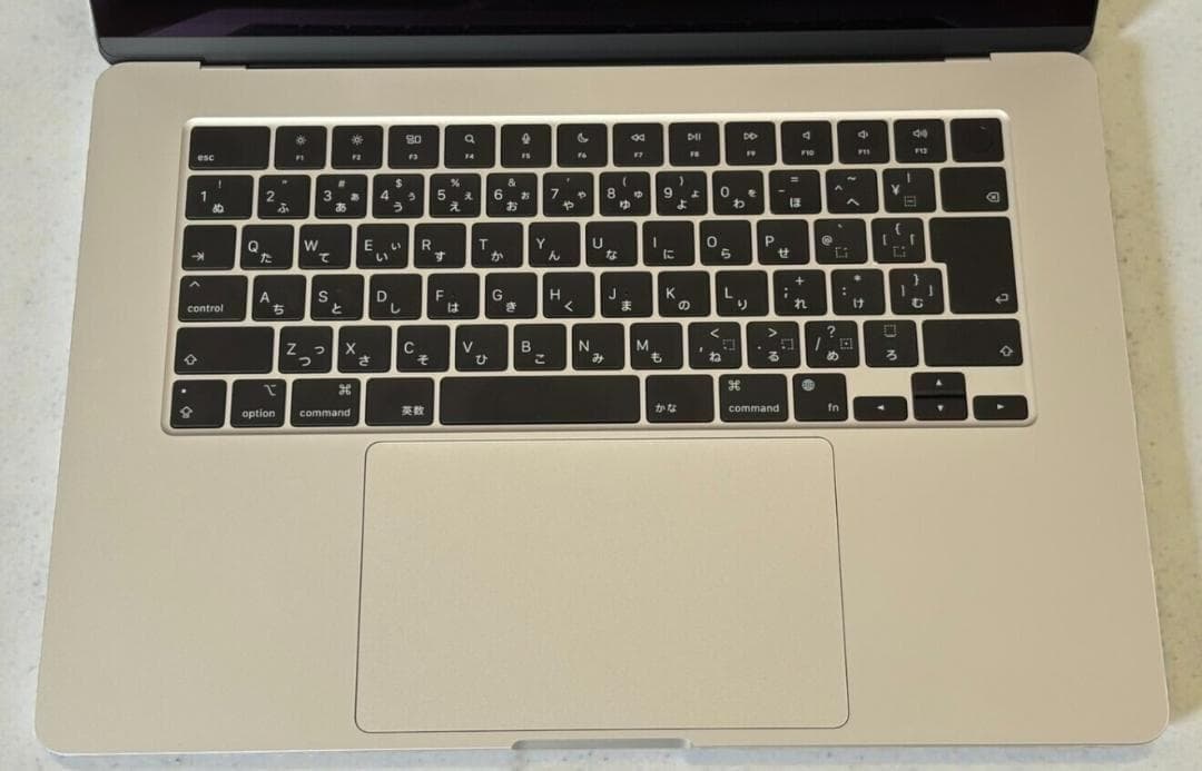 MacBookAir 15インチ M2 256GB メモリ16GB BT100％