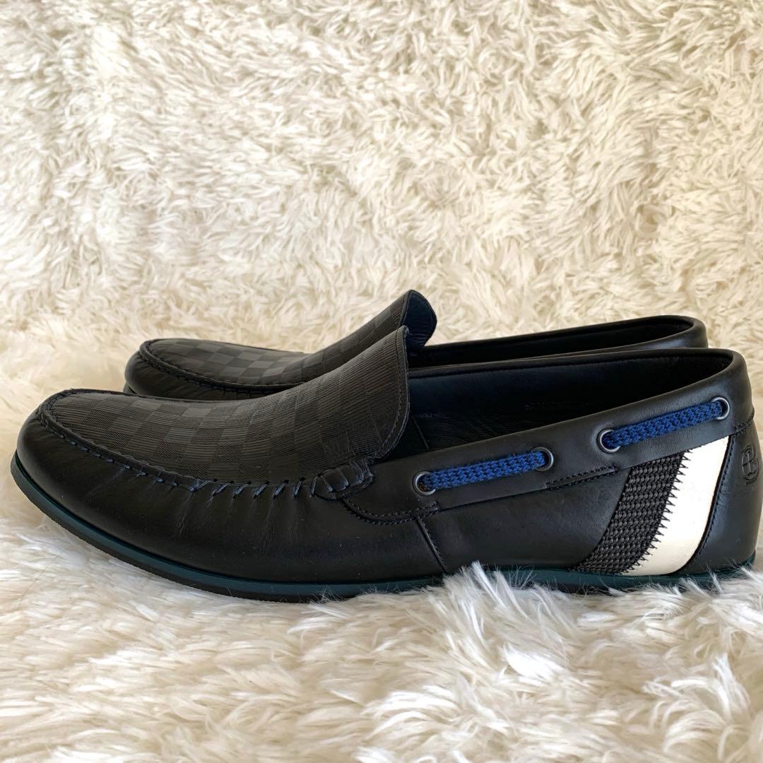 美品❣️ランバンオンブルー レザーシューズ スリッポン 26.5cm レザー