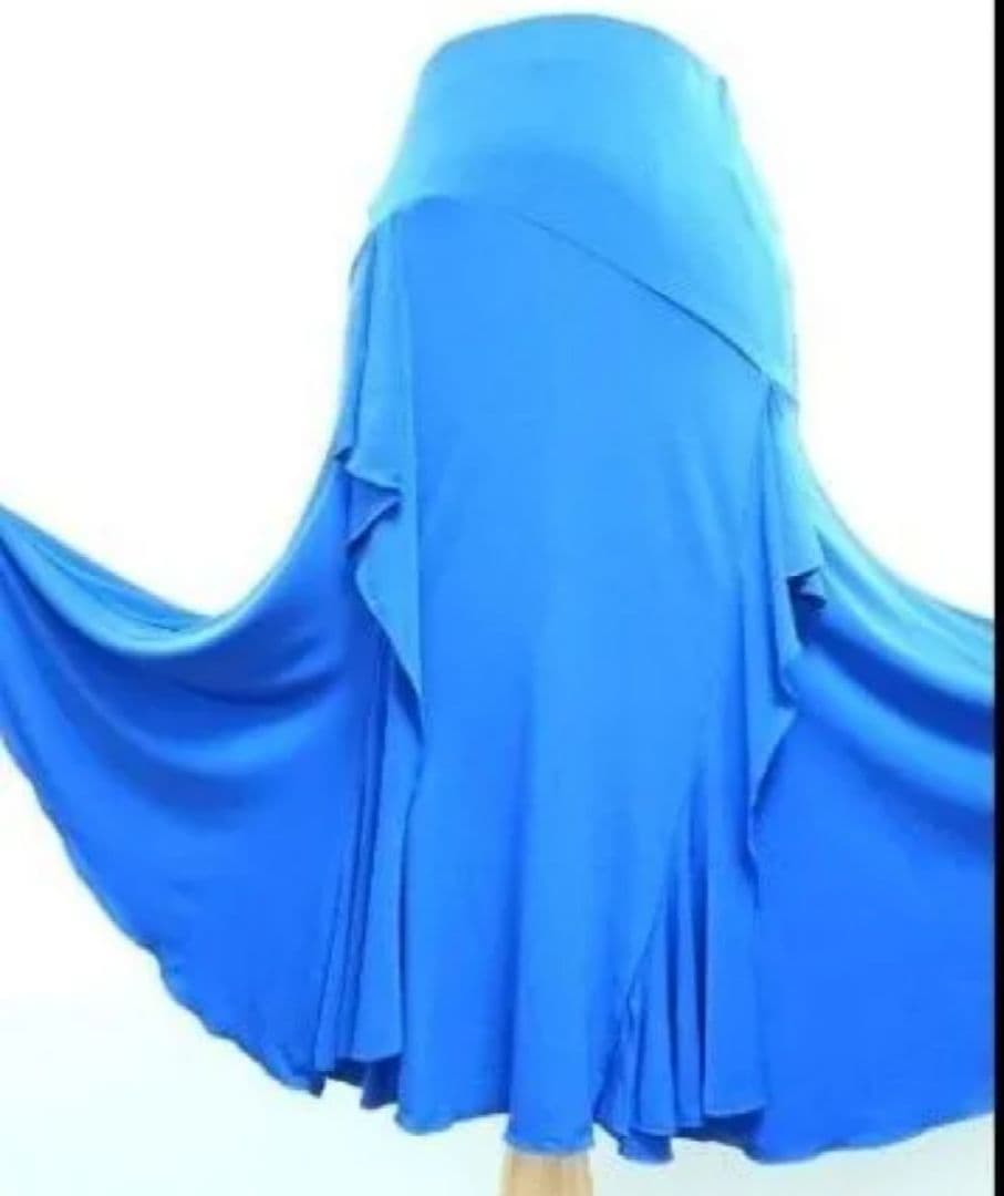 SALE☆チャコット ロイヤルブルー　スカート S 社交ダンス　定価20900円