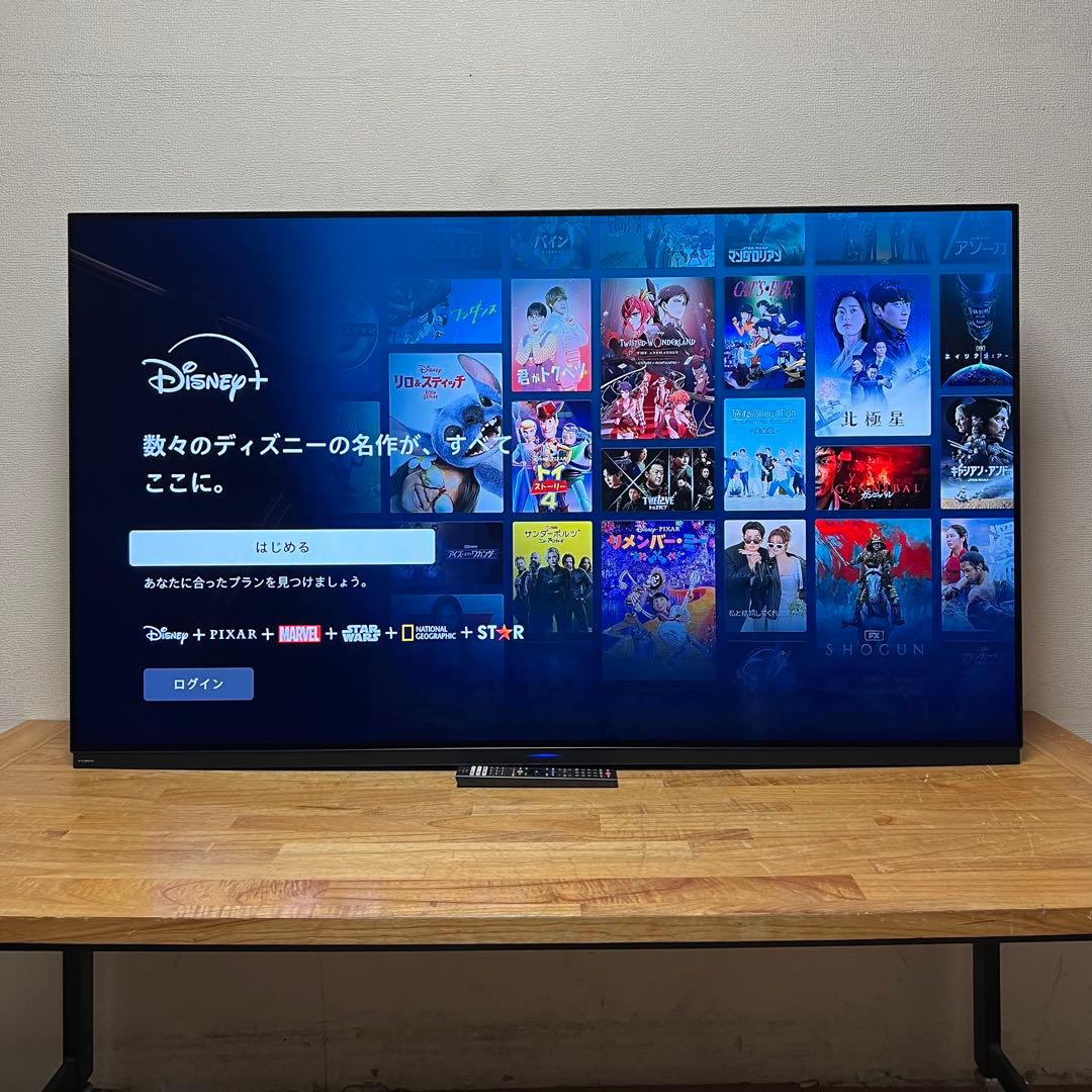 FUNAI 65V型 4K 有機ELテレビ FE-65U7030 動画アプリ搭載