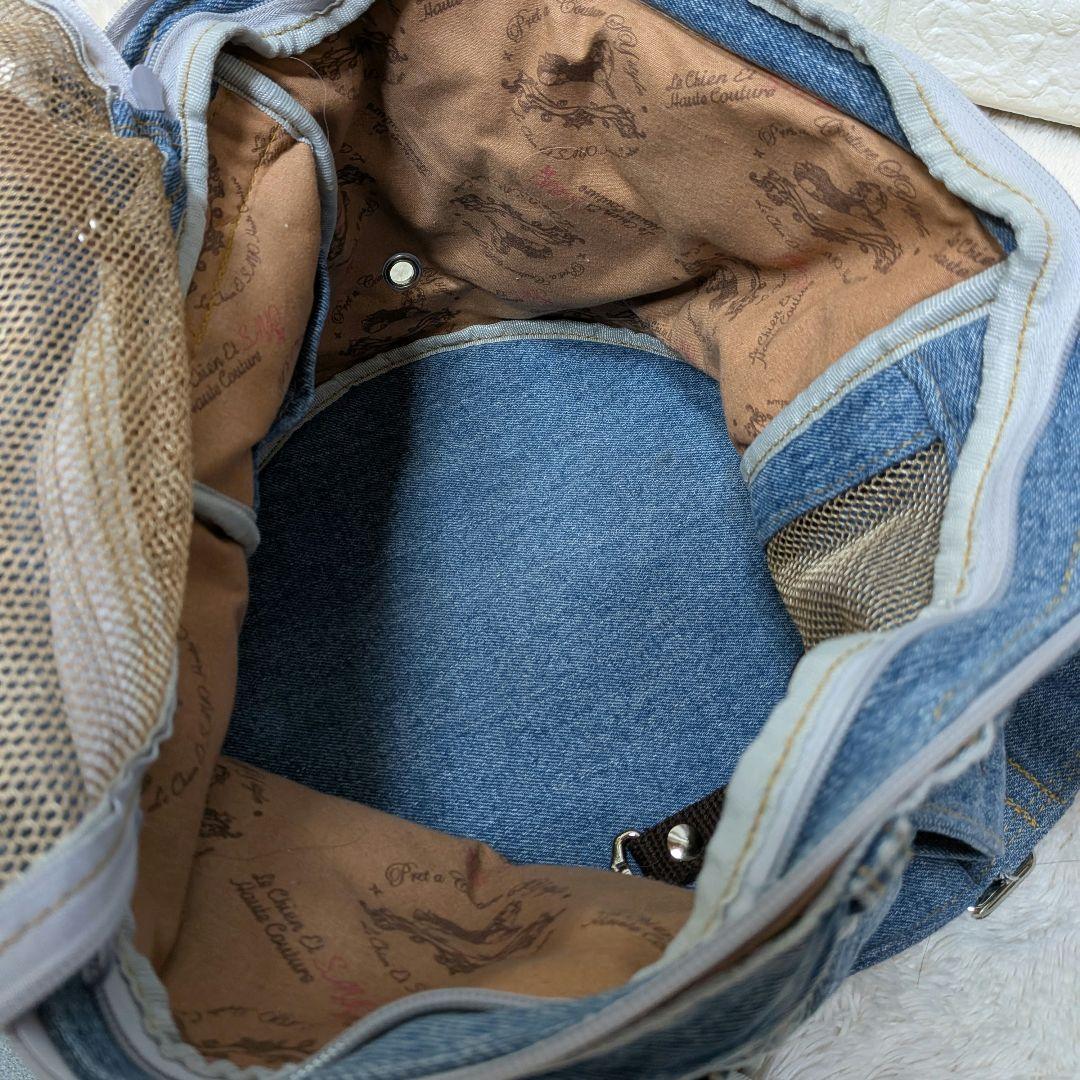 ルシアンエサヨ　タンブールインディゴブルー　斜めがけ　付属品セット