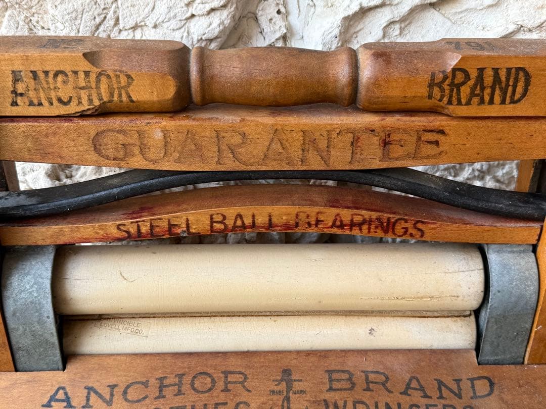 【値下げ】アンティーク アンカー 社ローラー式脱水機