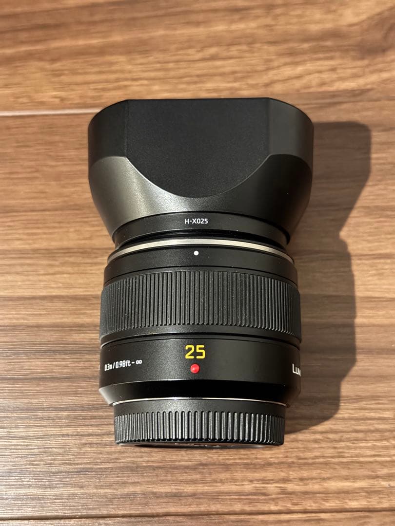 Panasonic パナソニック H-X025 25mm 単焦点レンズ 美品