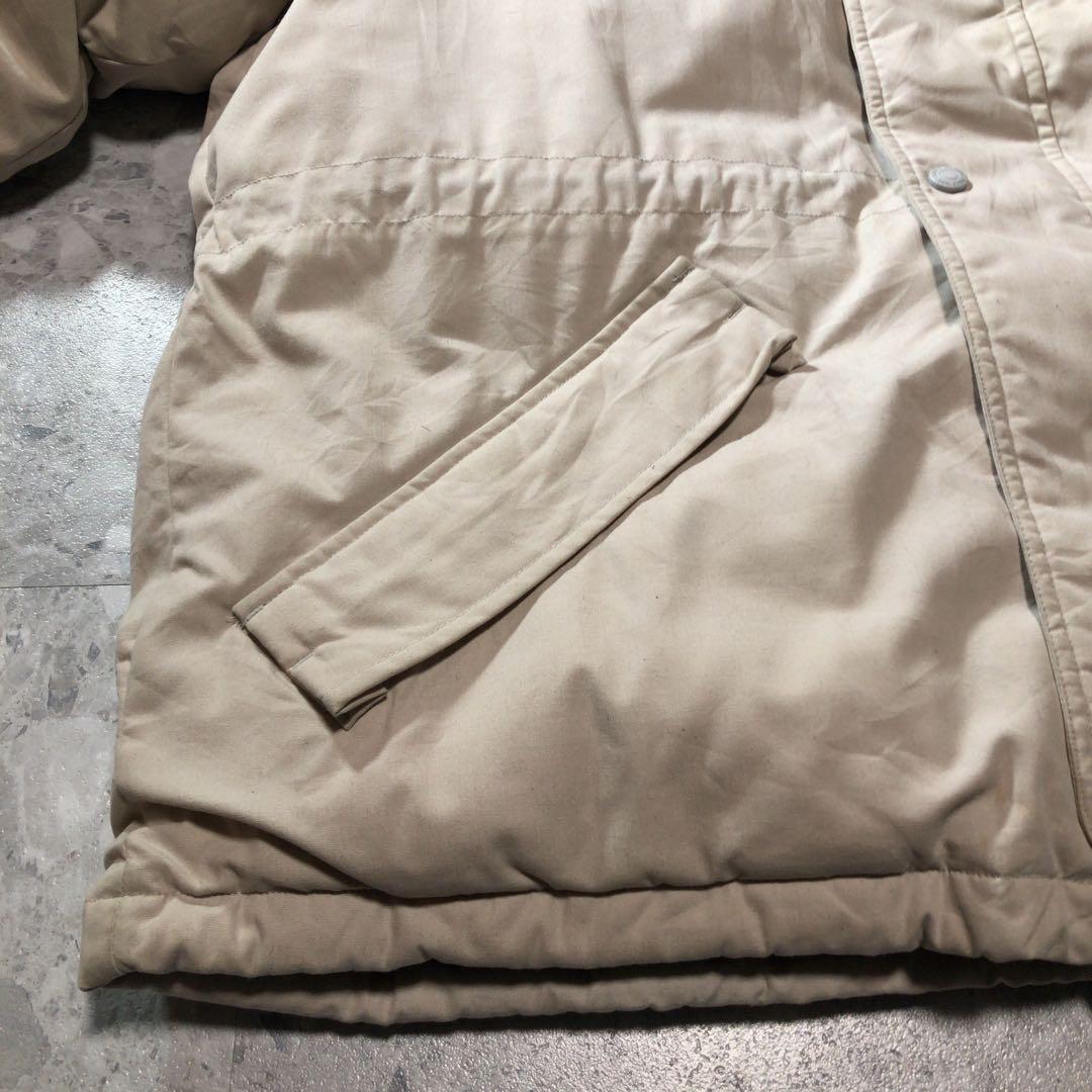 最終セール❗️90s Eddie Bauer グースダウン　アイボリー　白タグ