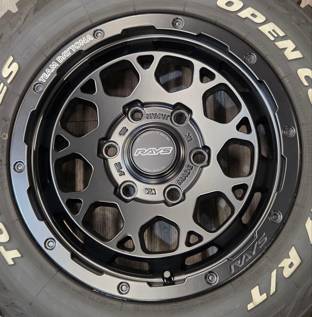 トーヨータイヤ オープンカントリー RAYS チームデイトナ 4本セット