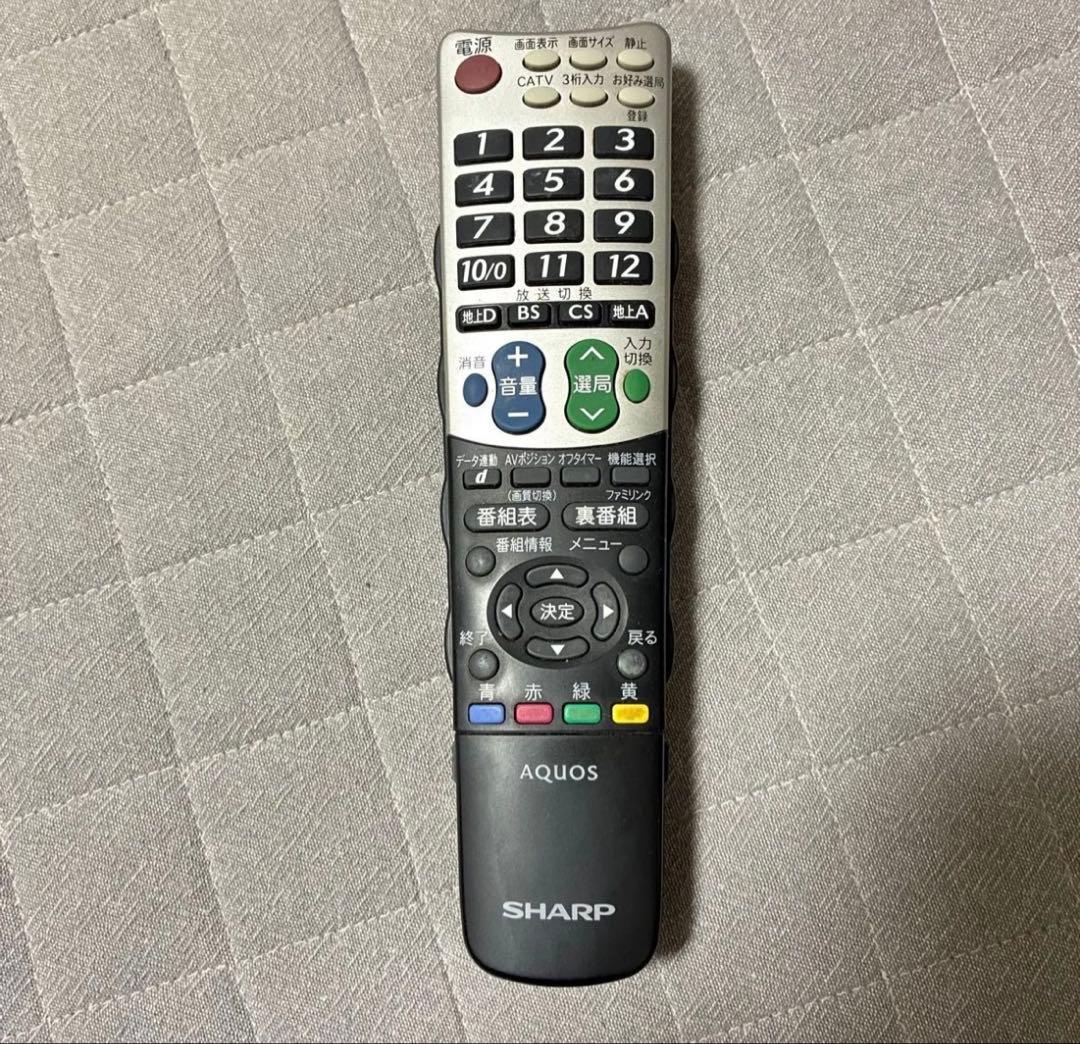 AQUOS ブラック液晶テレビ 本体