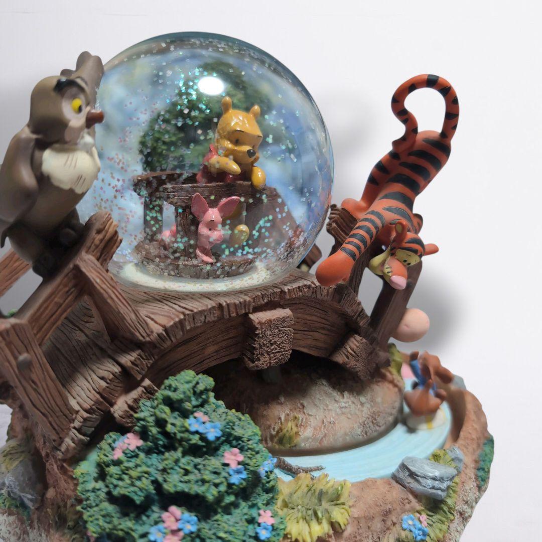 Disney くまのプーさん オルゴール スノードーム 　訳あり