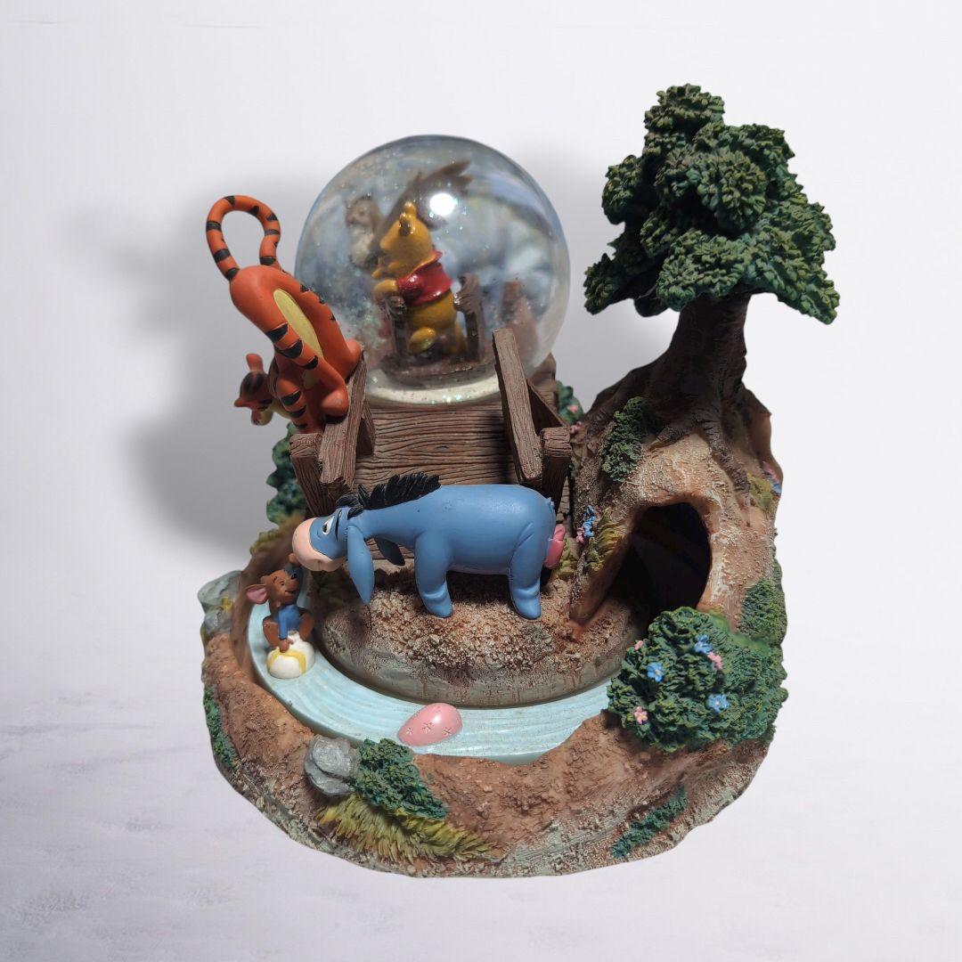 Disney くまのプーさん オルゴール スノードーム 　訳あり