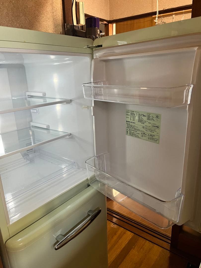 e-angle イーアングル　冷凍冷蔵庫149L グリーン