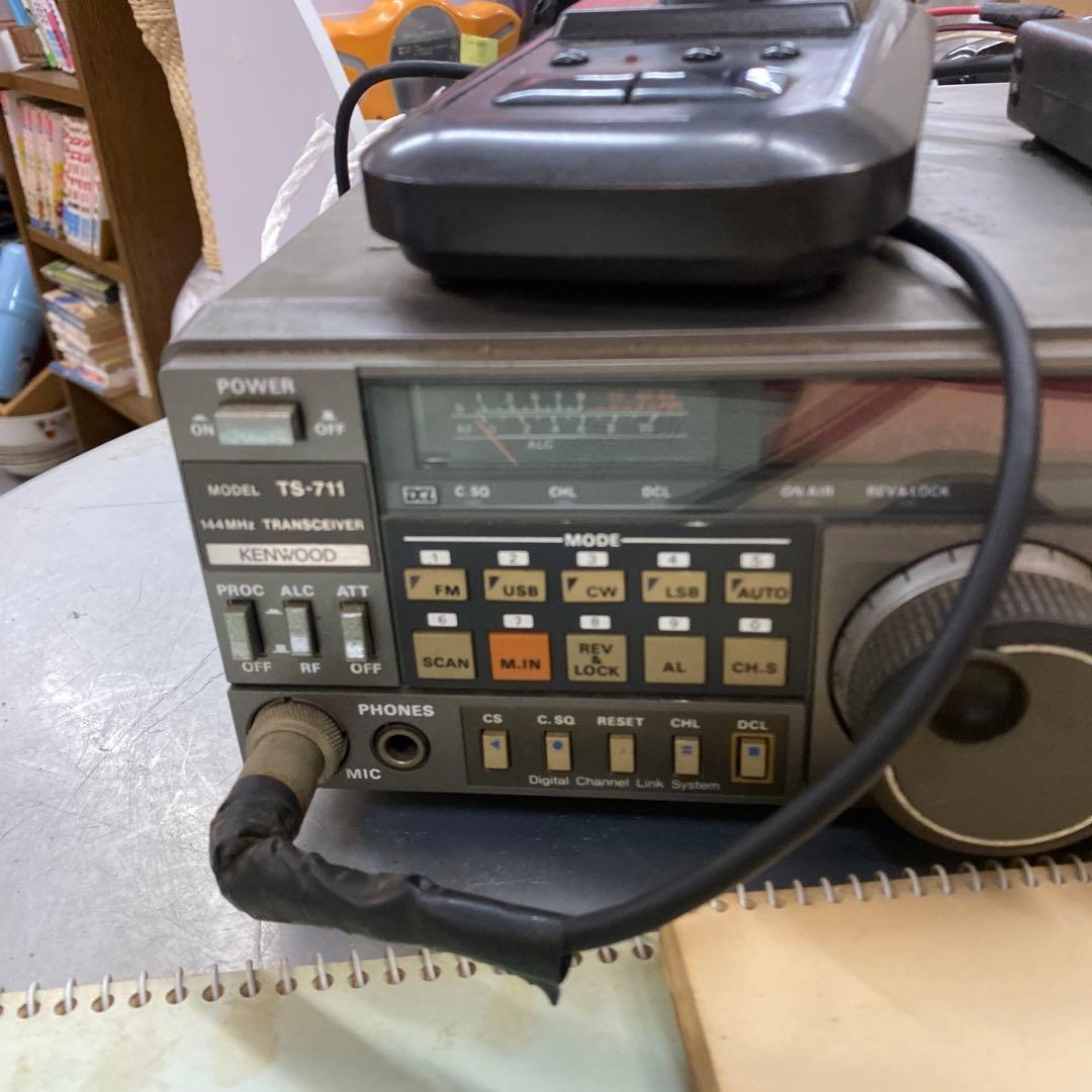 O KENWOOD 無線機　アドニスマイク　Daiwa受信機アンプ　セット