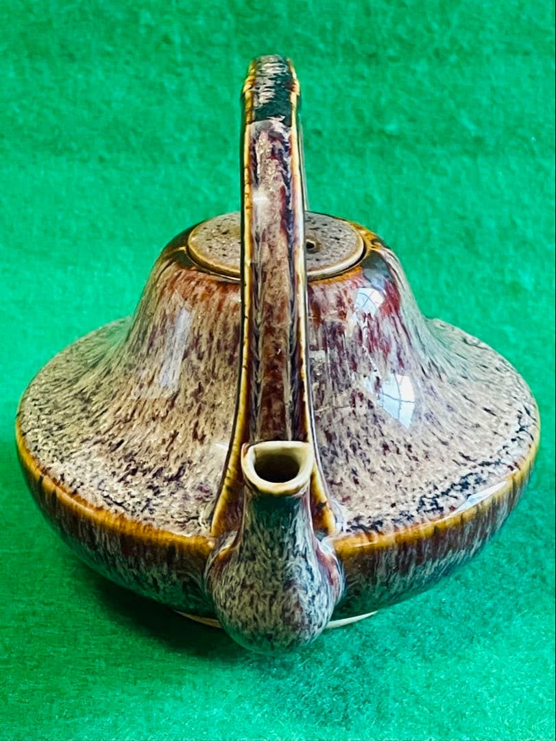 アンティーク赤海鼠釉酒器　屠蘇器