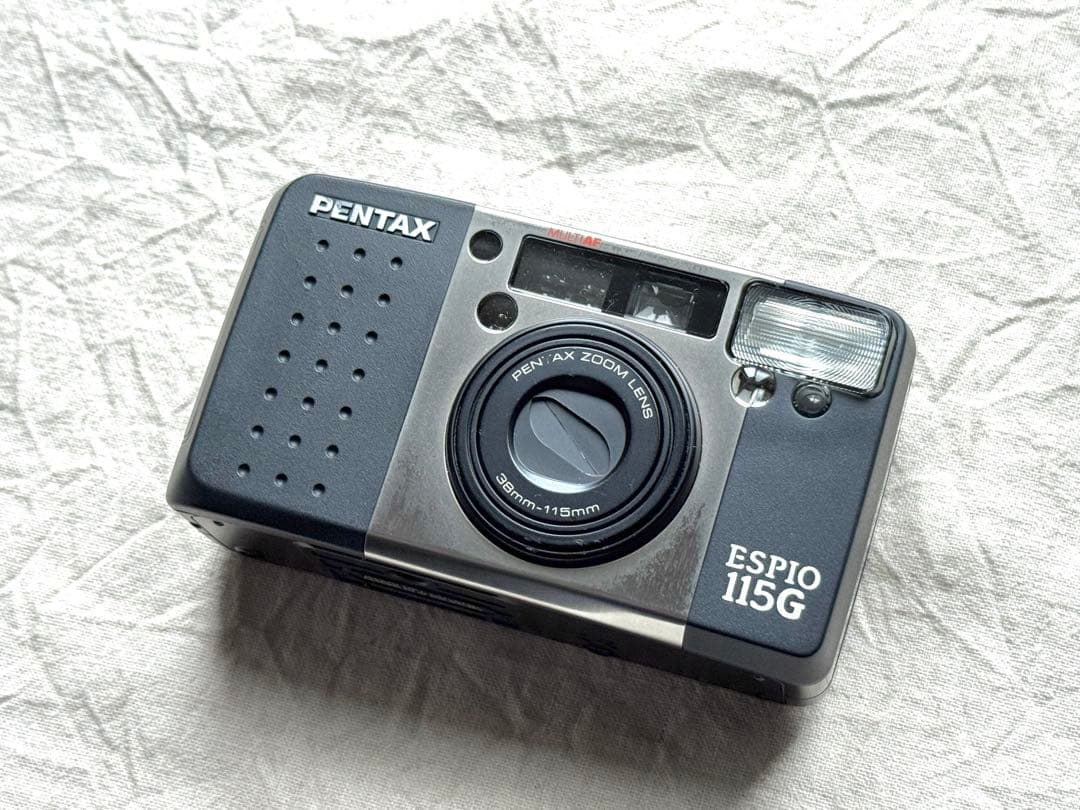 ⌘完動品！ 電池付き、作例あり！ PENTAX ESPIO 115G⌘