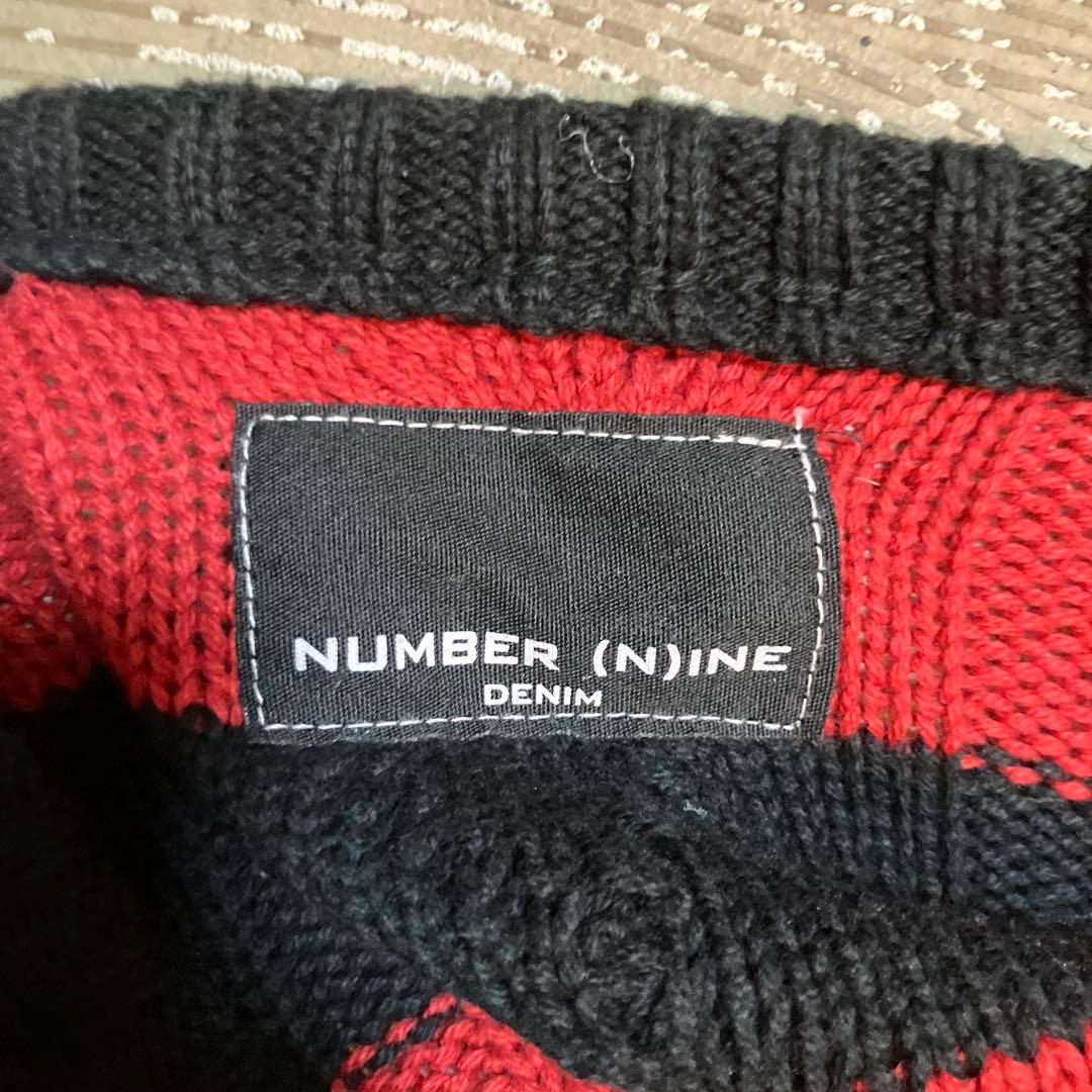 00s NUMBER (N)INE ナンバーナイン グランジニット 裏原 Y2K