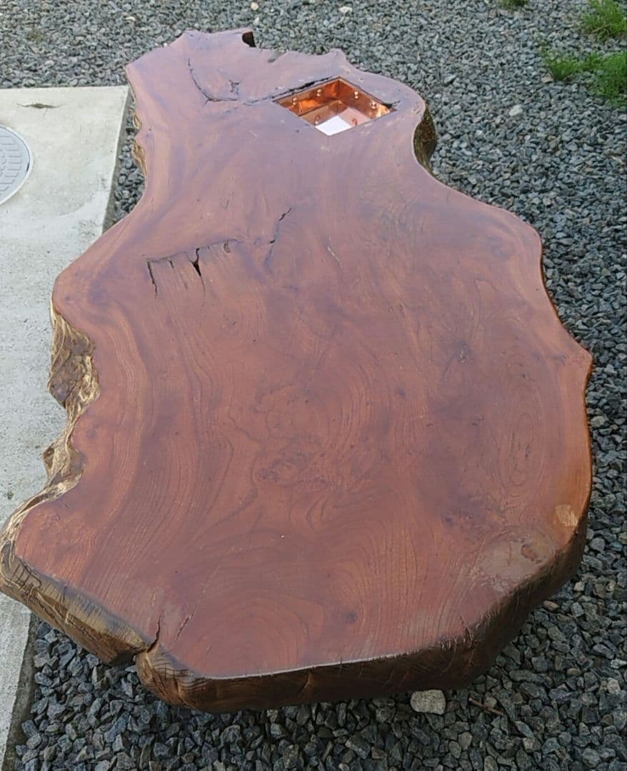 ケヤキ一枚板テーブル