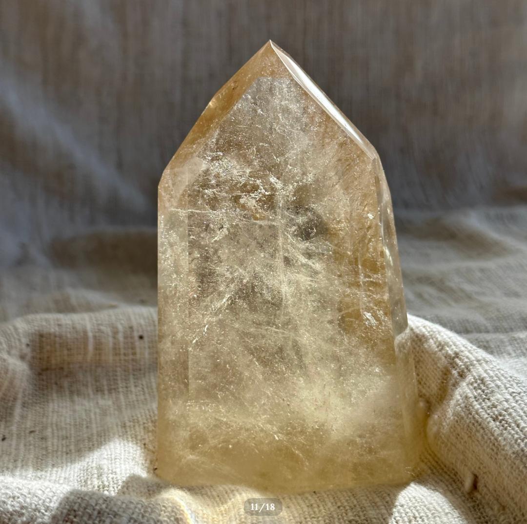 非加熱【シトリン】 天然 シトリン ポイント ブラジル産