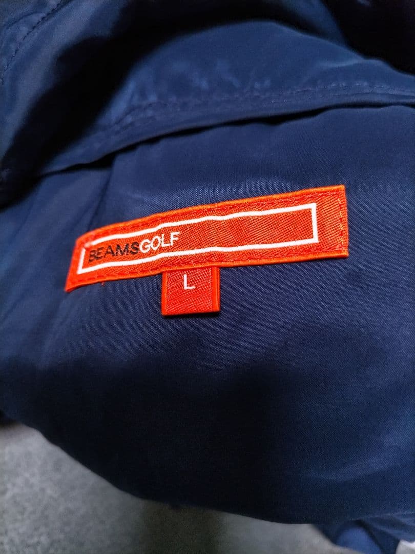 ビームスゴルフ　ハイブリッド　中綿ジャケット　ネイビー