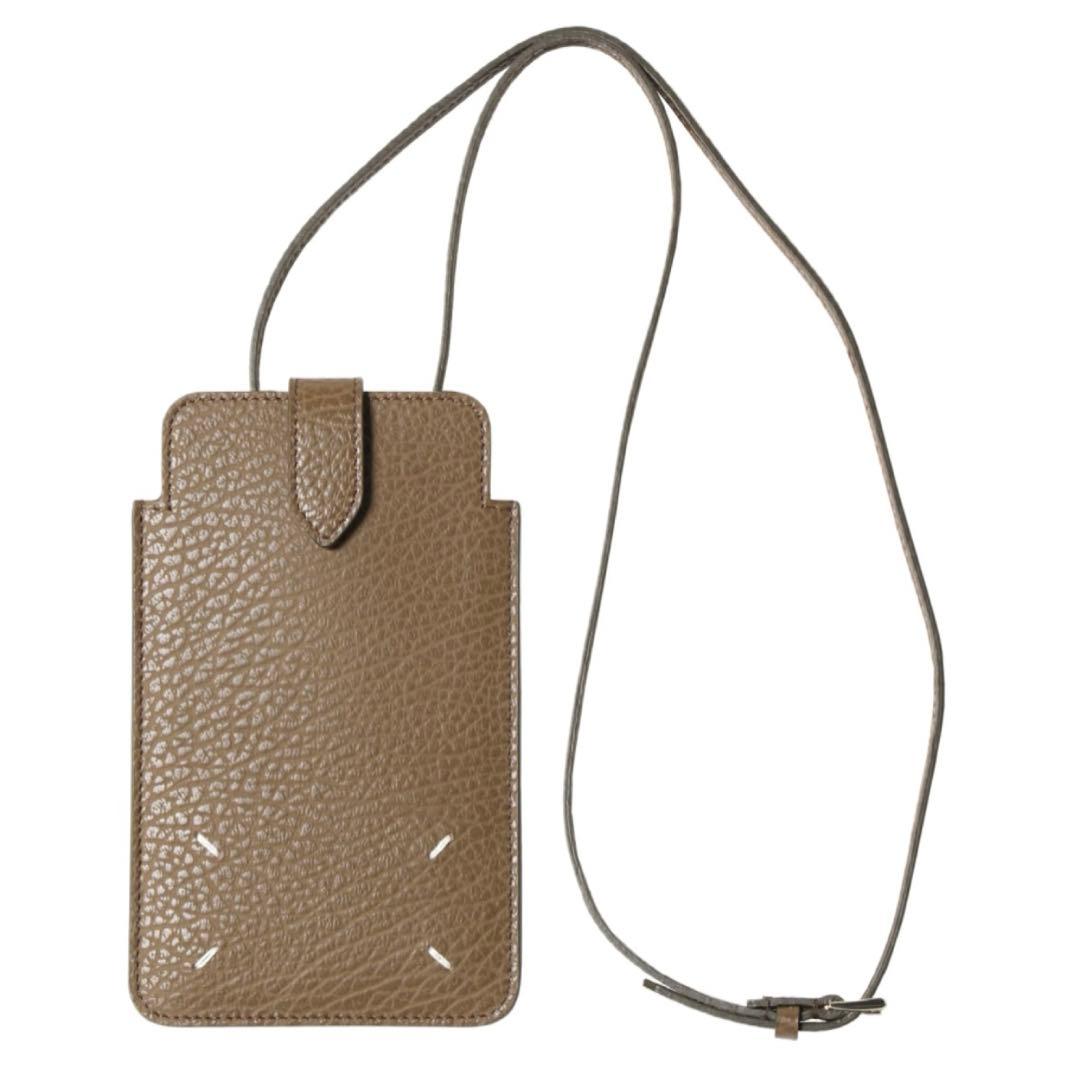 メゾンマルジェラ ステッチ スマホショルダーバッグ