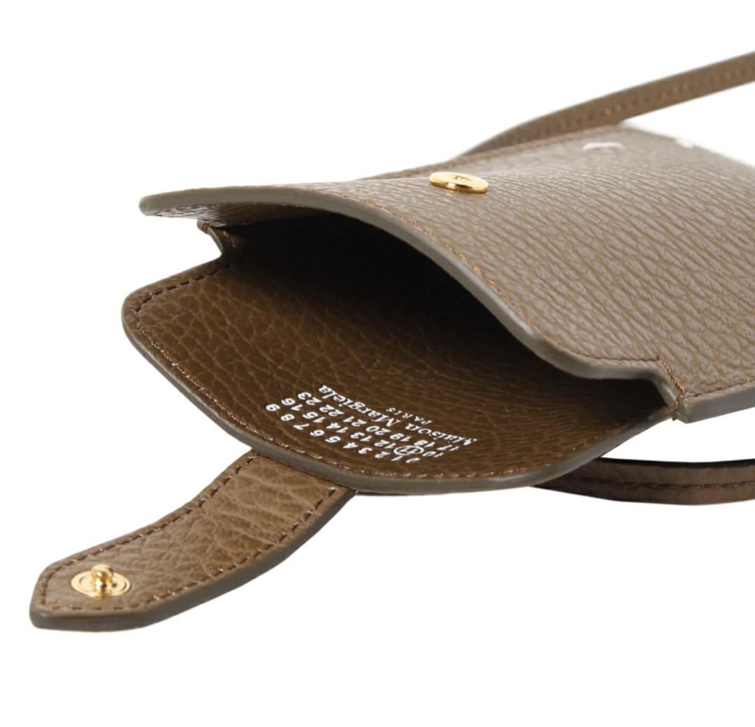 メゾンマルジェラ ステッチ スマホショルダーバッグ