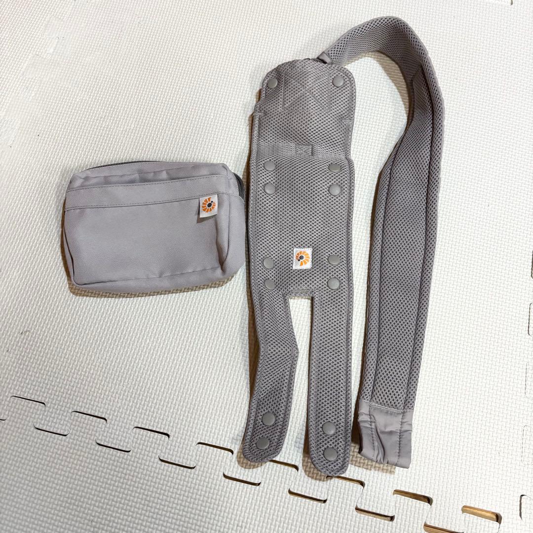 【美品】ergobaby オムニ360 クールエアー メッシュ パールグレー