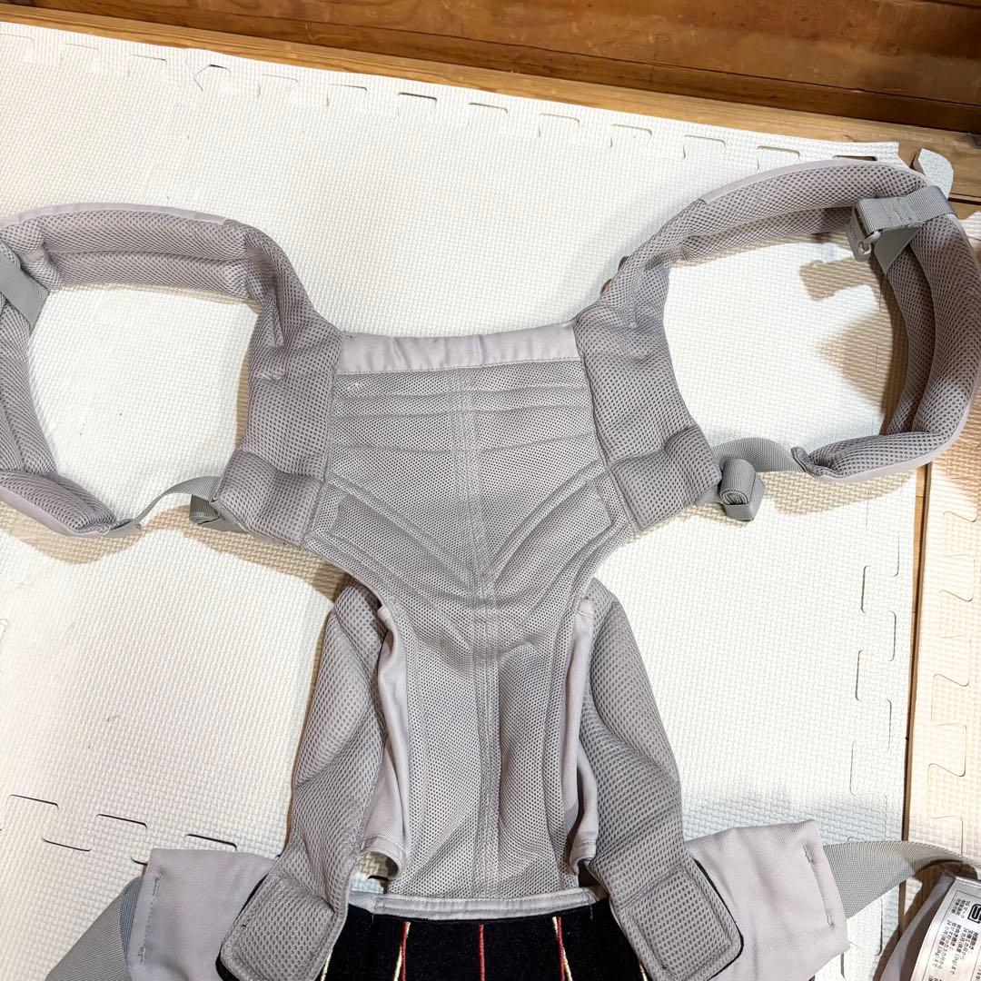 【美品】ergobaby オムニ360 クールエアー メッシュ パールグレー