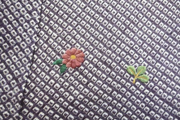 ★専用★未使用品 付け下げ 付下げ 総絞り 紫 刺繍 身丈159cm 裄丈65