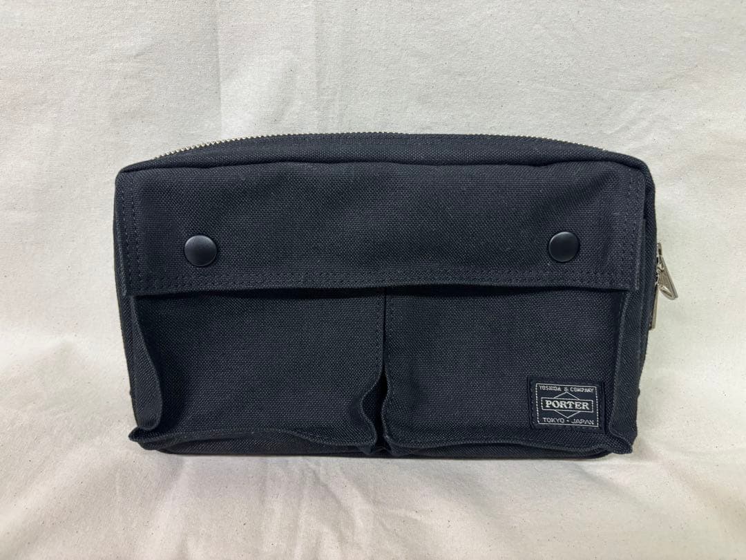 PORTER スモーキー　ブラック ショルダーバッグ クラッチバッグ