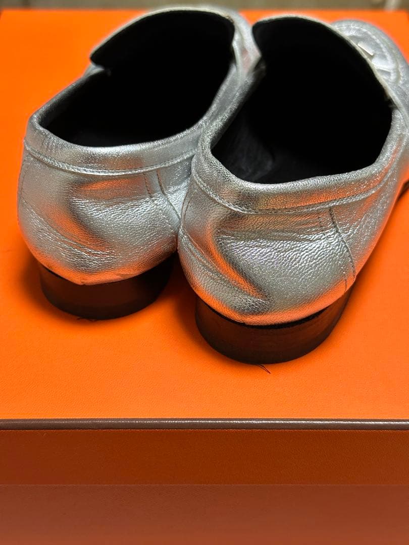 HERMES モカシンパリ　ローファー