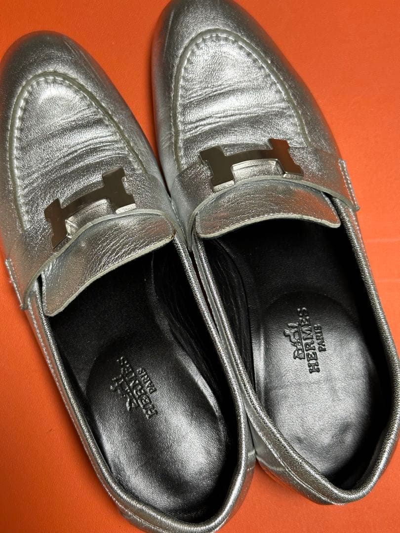 HERMES モカシンパリ　ローファー
