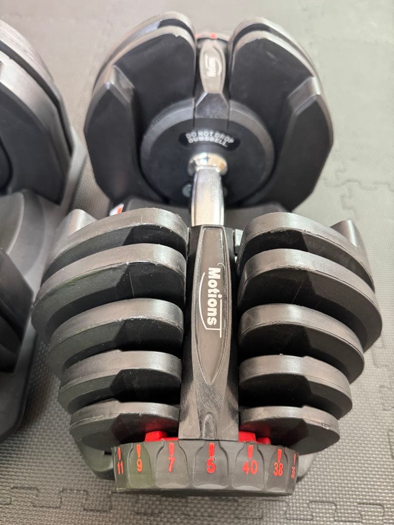 【セット売り②】モーションズ　可変式ダンベル 40kg 2個セット