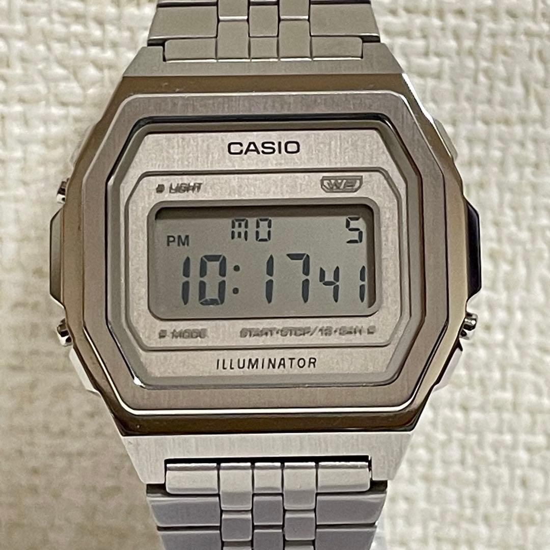 【美品】CASIO カシオA1000A-7JF シルバー