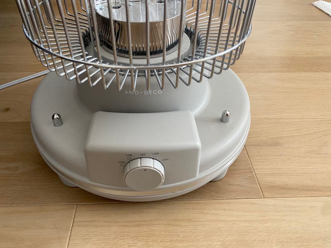 AND DECO 電気ヒーター 円筒形