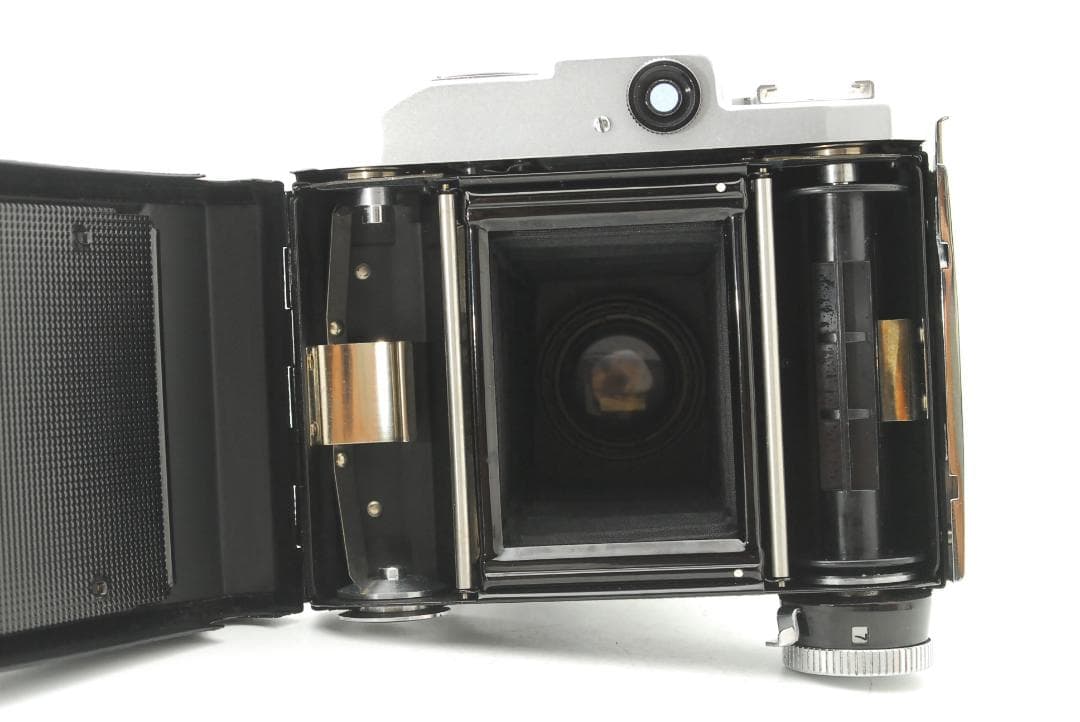 【整備品・美品】 KONICA 小西六 Pearl Ⅲ 蛇腹 中判フィルムカメラ