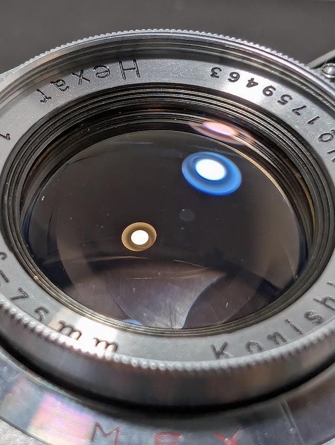 【整備品・美品】 KONICA 小西六 Pearl Ⅲ 蛇腹 中判フィルムカメラ