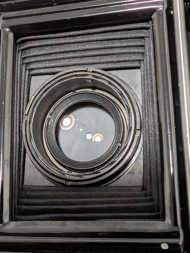 【整備品・美品】 KONICA 小西六 Pearl Ⅲ 蛇腹 中判フィルムカメラ