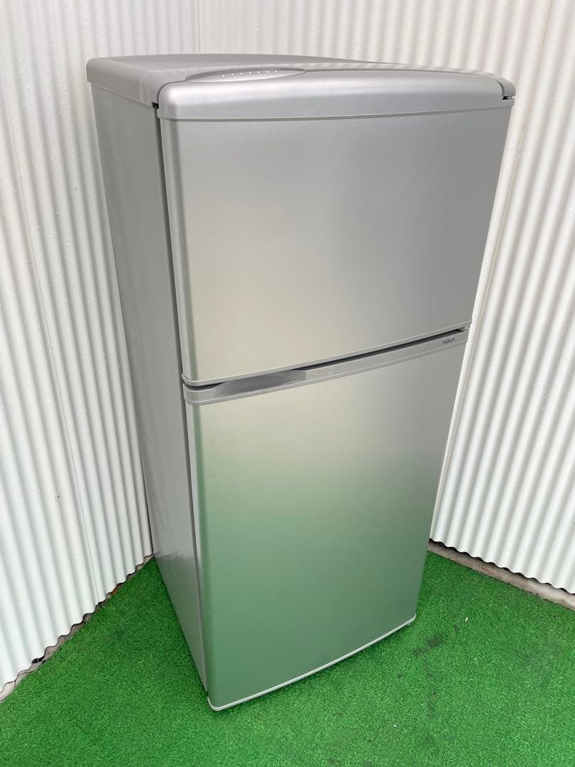 899 アクア トップフリーザー 2ドア冷蔵庫 シルバー 一人暮らし 単身