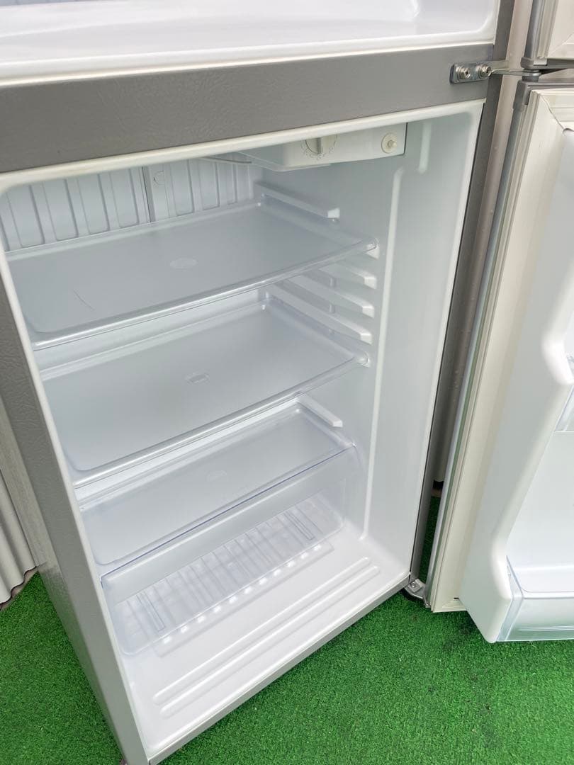 899 アクア トップフリーザー 2ドア冷蔵庫 シルバー 一人暮らし 単身
