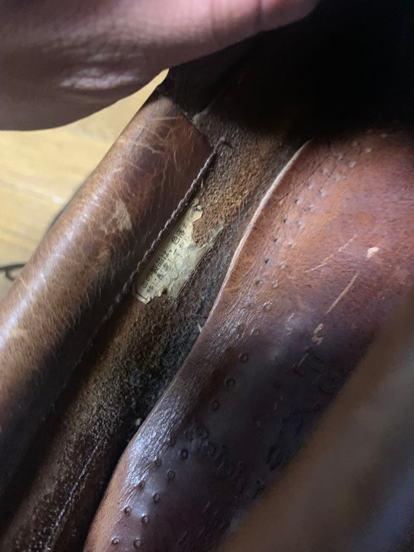 ラルフローレン　デッキシューズ　オールレザー　26cm