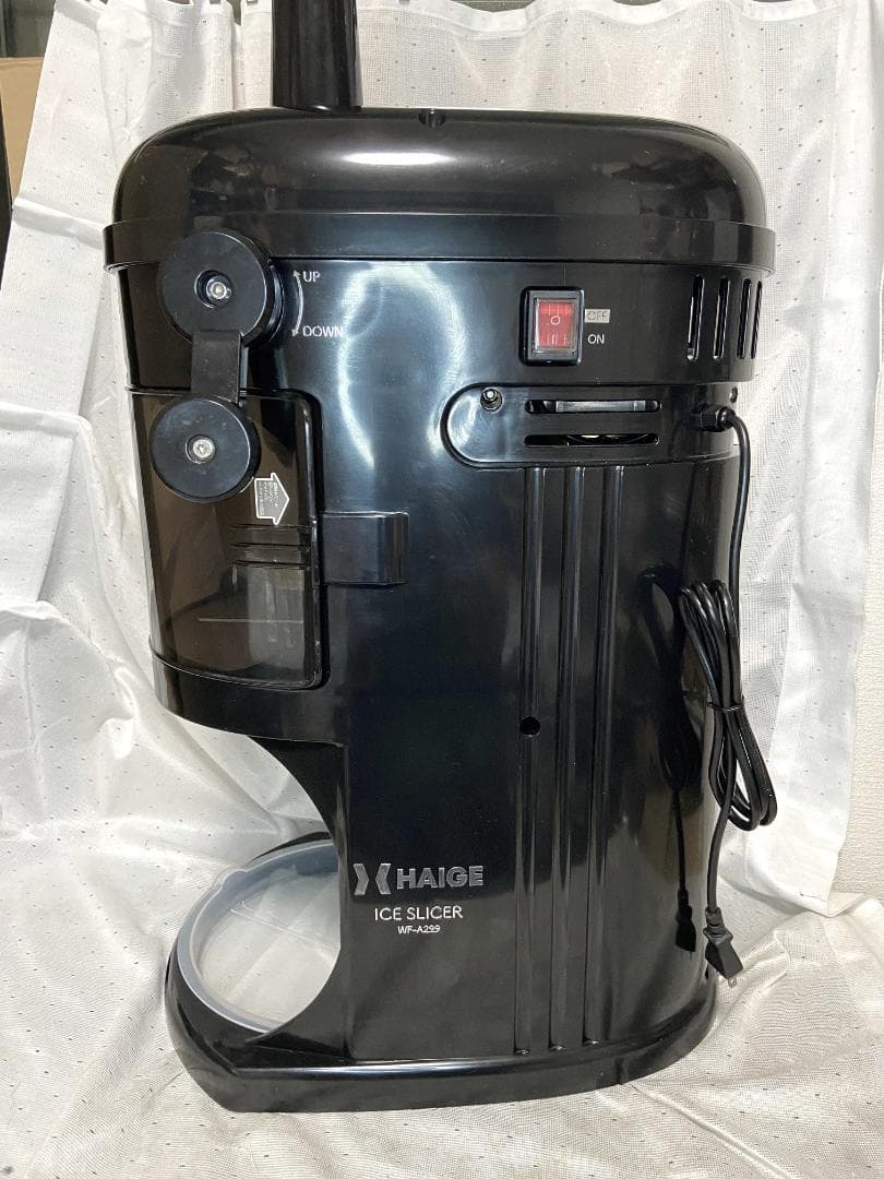 美品■ハイガ　電動かき氷機　アイススライサー　WF-A299■動作確認済