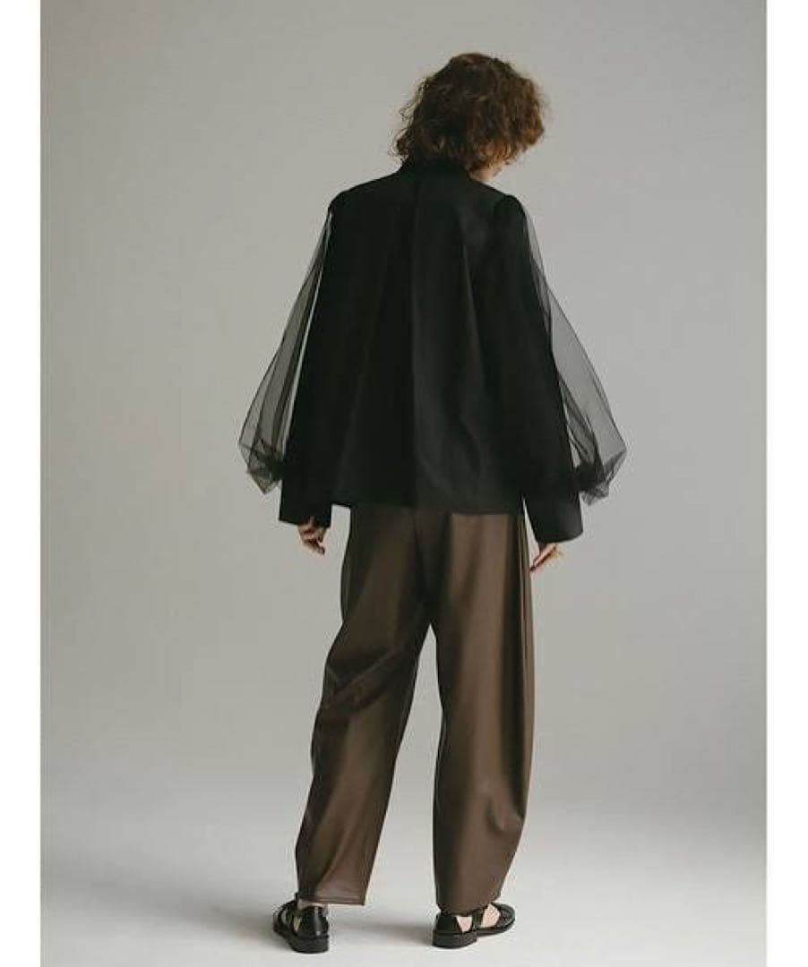 HER.（ハー） チュールドッキングブラウス