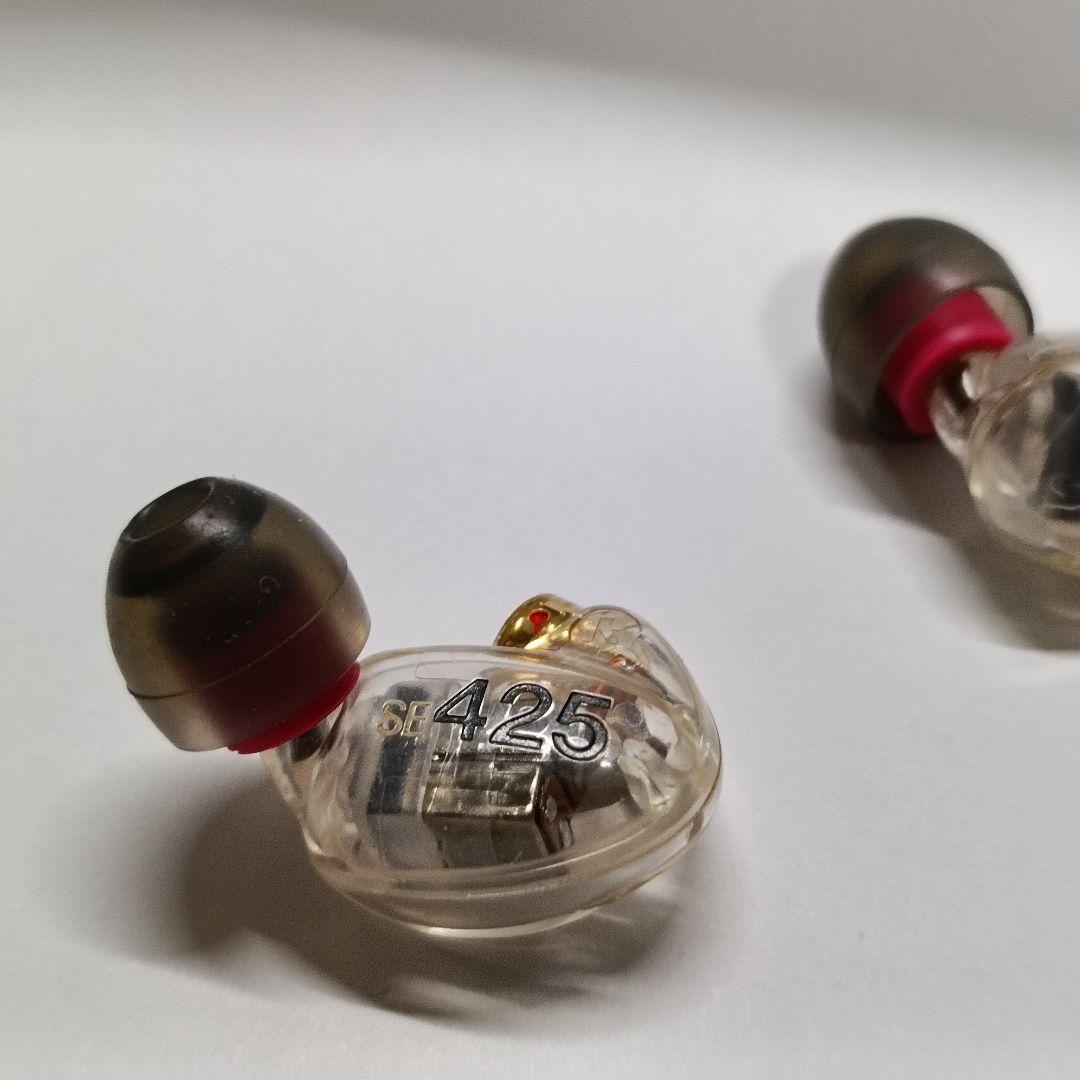 SE425 有線イヤホン クリア MMCX ケーブル無し