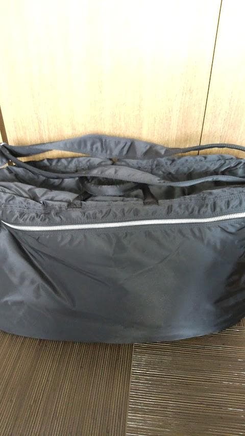 1度使用　大型ポーター　PORTERブラックナイロンボストンバッグ