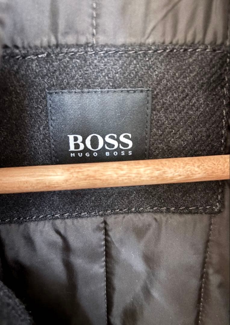 Hugo boss ダークグレー ジャケット ウール