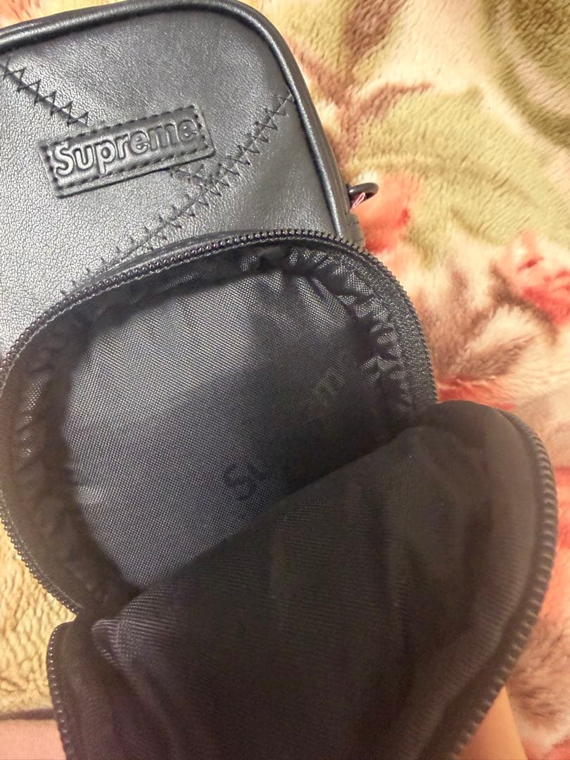 バッグ supreme Patchwork Leather Shoulder Bag