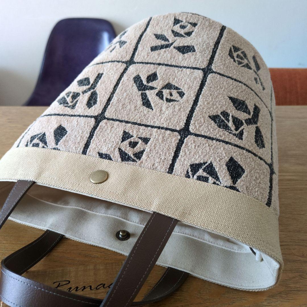 【1571 】ハンドメイド バケツバッグ＊ミナペルホネン