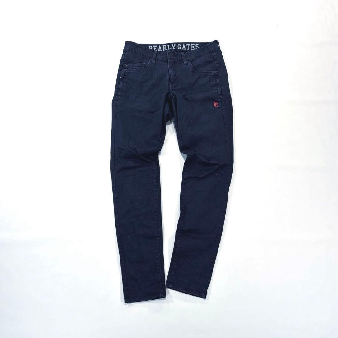 パーリーゲイツ　ロングパンツ　2/L ネイビー　オールシーズン　バックロゴ