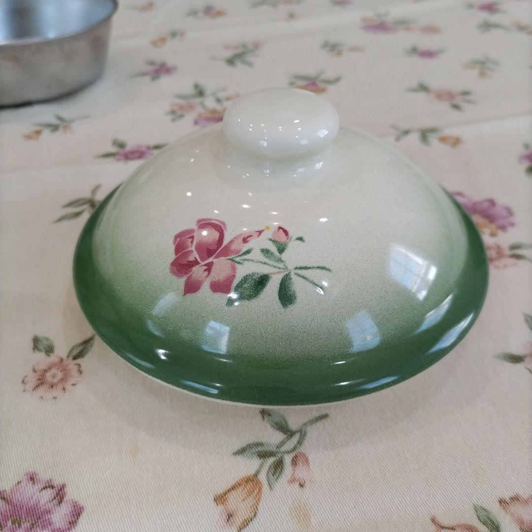 イマン ローズ柄オイルポット