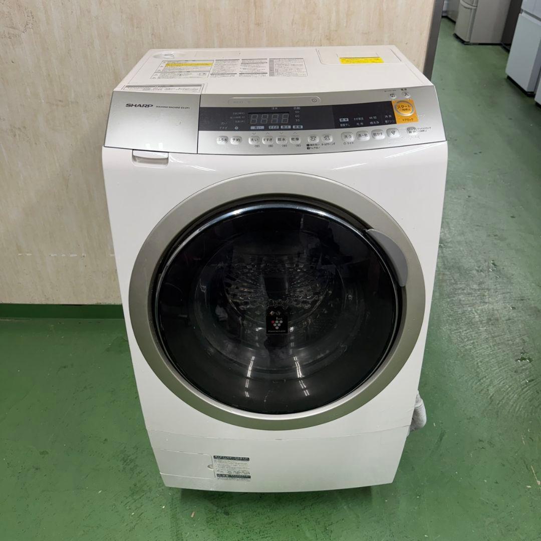 291↑送料設置無料 シャープドラム式洗濯機　乾燥機能付き　10㌔