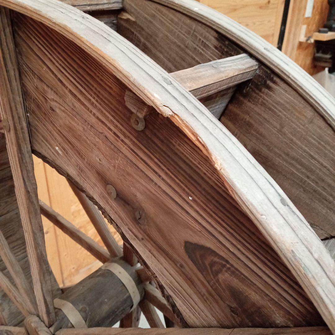 木製の車輪 水車 インテリア装飾用