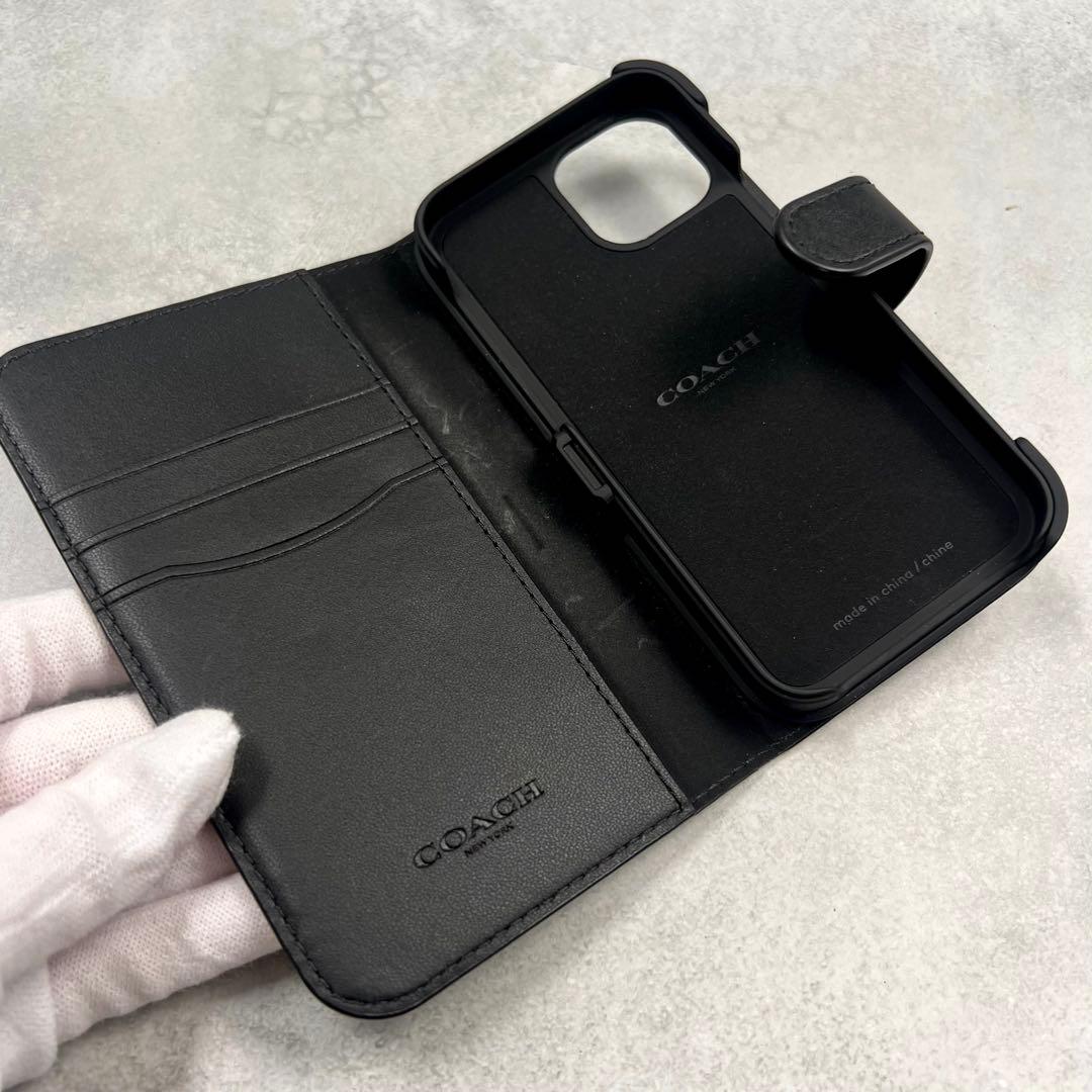 COACH シグネチャー ブック 13mini iPhoneケース 8286
